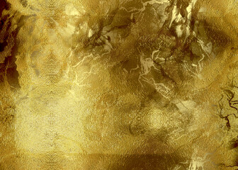 Golden Abstract  decorative paper texture  background  for  artwork  - Illustration