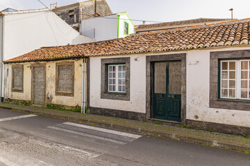 Old homes on Terceira Island, Azores.