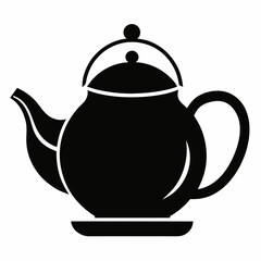 Teapot isolated on white background