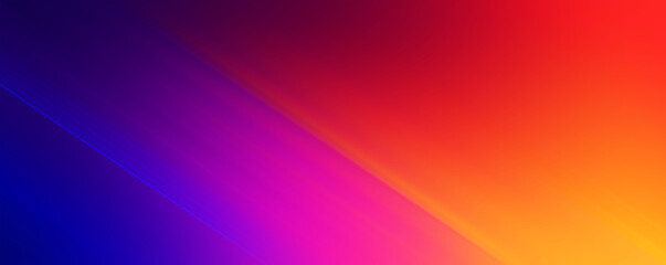 Abstract colorful red, blue, purple and yellow background banner with diagonal lines