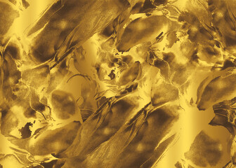 Golden Abstract  decorative paper texture  background  for  artwork  - Illustration