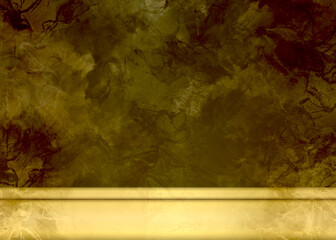 Golden Abstract  decorative paper texture  background  for  artwork  - Illustration