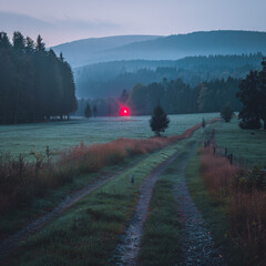 Fototapeta premium Professional Artistic Photography: Melancholic Sunrise 