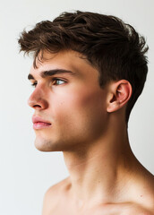 LGBT Symbol Art Collage: European Male Model
