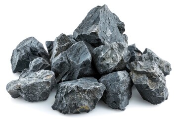 Lava Stone. Detailed Grey Volcanic Boulder with Earthy Force