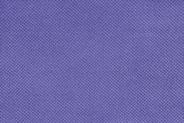 Plain purple velor upholstery fabric, jacquard with fine diamond texture background. Close up,...