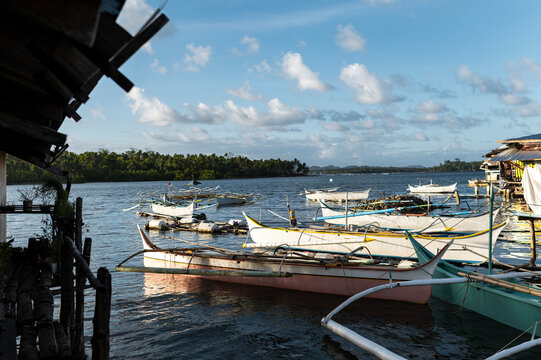 Coastal fishing village, fisherman lifestyle