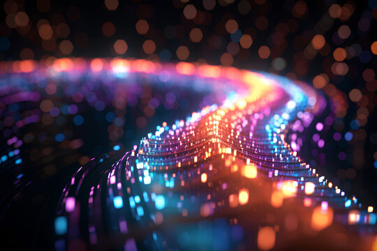 data stream concept abstract background
