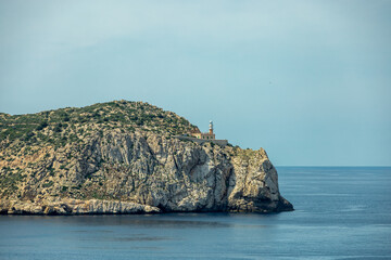 Kleine, aber feine Wanderung auf den Küstenweg Pass D'en Grau in der Küstenstadt Sant Elm im Süden der Balleareninsel Mallorca - Spanien