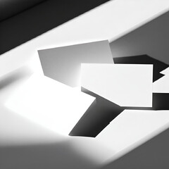 Mock-up, business card, design. Generative AI