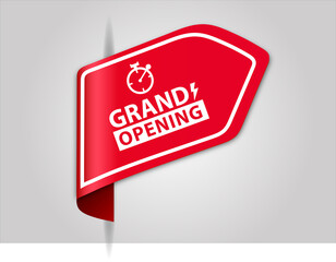 red flat sale web banner for grand opening banner and poster