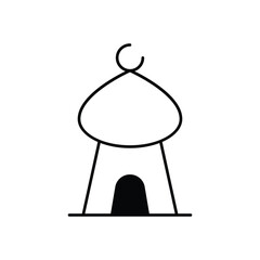 Mosque vector icon