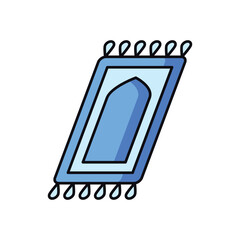 Prayer Mat vector icon