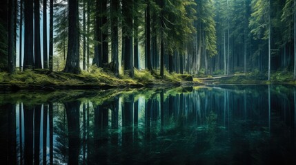 reflection in the water