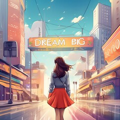 Dream big as you walk through life