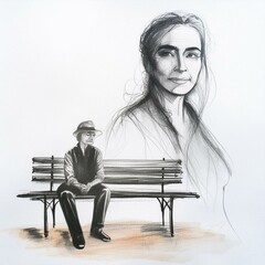 Longing for your partner after they pass