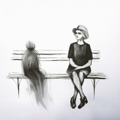 Longing for your partner after they pass