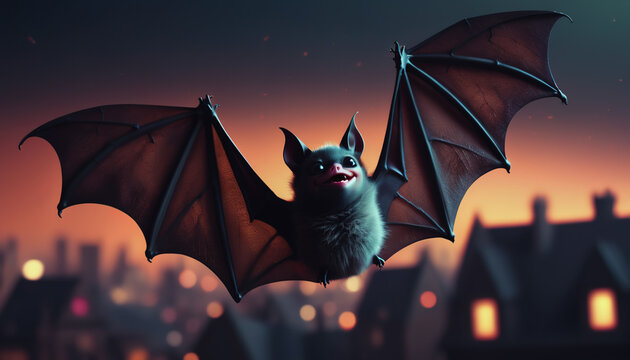 International Bat Night. bat. a bat in flight. A cute little bat. funny bat