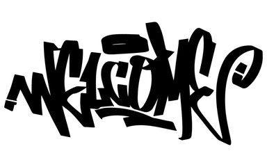 Graffiti tag with 
