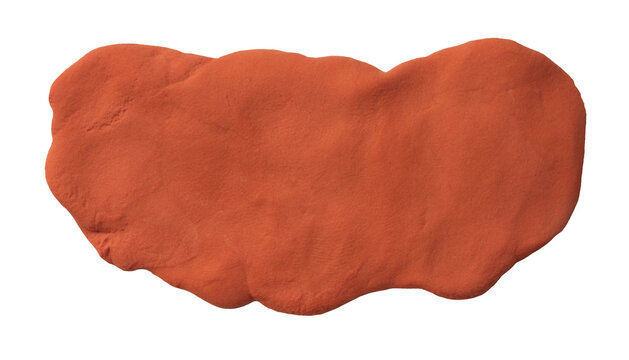 PNG Color beige brown terracotta plasticine modelling clay handmade texture frame isolated on transparent background.