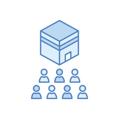 Grathering vector icon