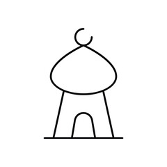 Mosque vector icon