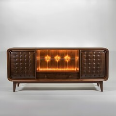 Obraz premium Reimagine a classic mid-century modern credenza
