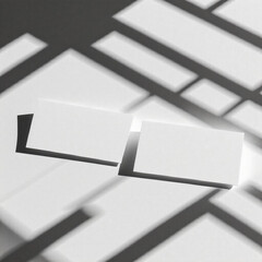 Mock-up, business card, design. Generative AI