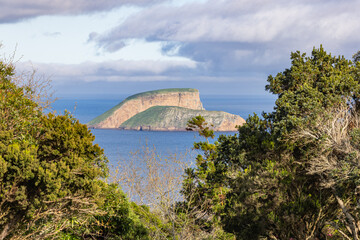 Small island off the coast of Terceira Island.