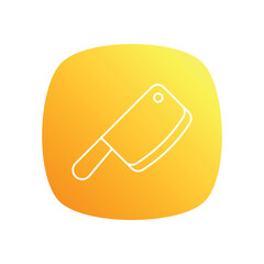 Meat Cleaver vector icon