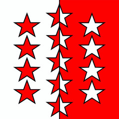 Flag of Canton of Valais