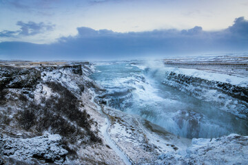 Chutes d'eau Selfoss Islande