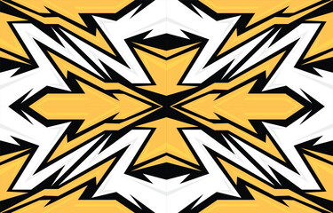 Abstract background with mosaic arrow and sharp pattern