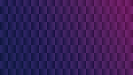 Abstract geometric background with blue cubes - Trendy 3D background