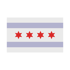 Chicago illinois flag