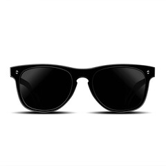 A pair of sunglasses with a black frame