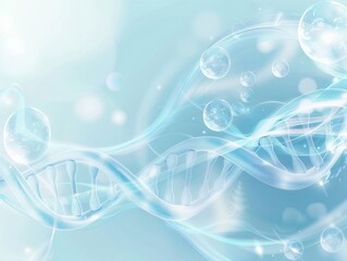 abstract science background, dna strand