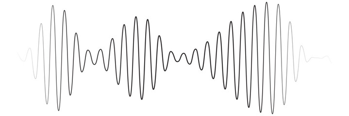 sound icon set. digital recorder voice audio wave vector symbol. soundwave frequency icon in black and white color. Sound waves, Equalizer, Audio waves, Radio signal, Music.