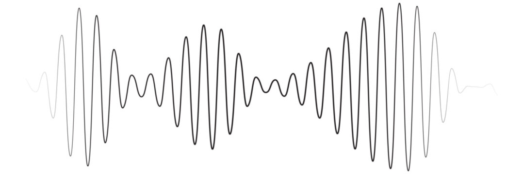 sound icon set. digital recorder voice audio wave vector symbol. soundwave frequency icon in black and white color. Sound waves, Equalizer, Audio waves, Radio signal, Music.