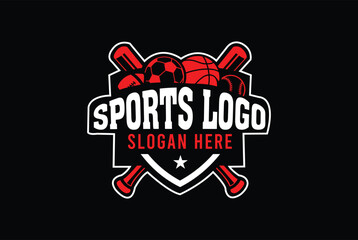 All sport logo vector graphic for any business especially for sport team, club, community.