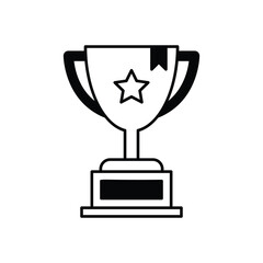 Trophy vector icon