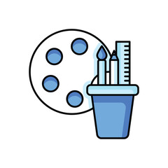 Paiting vector icon