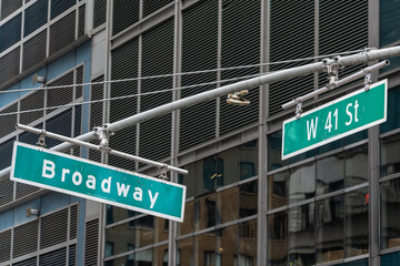 Obraz premium city street sign