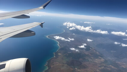 View from the airplane window