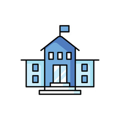School vector icon