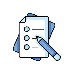 Notes vector icon