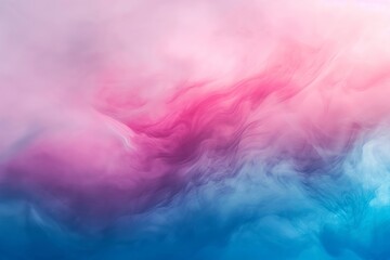 A colorful, swirling background with pink and blue tones