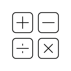 Math vector icon