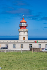 The Albarnaz Lighthouse on Flores Island.