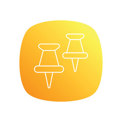 Push Pins vector icon